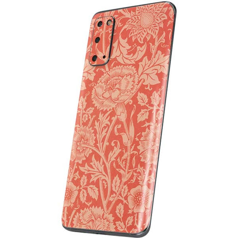 William Morris Pink & Rose Galaxy S20 Skin