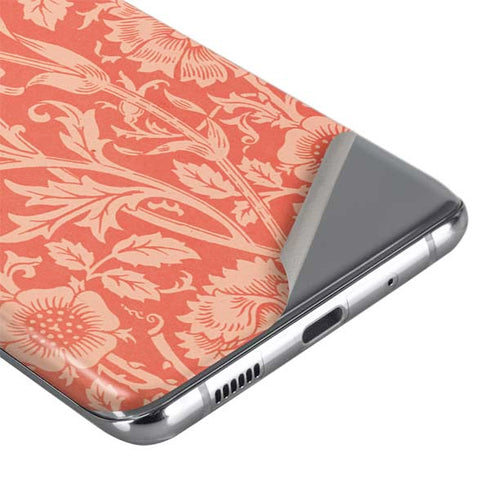 William Morris Pink & Rose Galaxy S20 Skin
