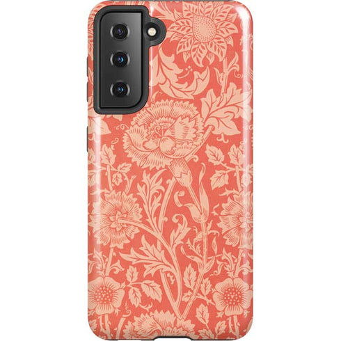 William Morris Pink & Rose Galaxy S21 5G Pro Case