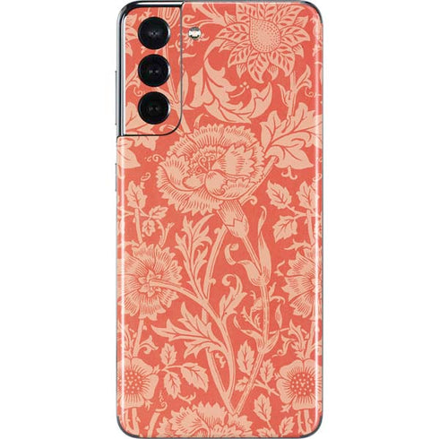 William Morris Pink & Rose Galaxy S21 5G Skin