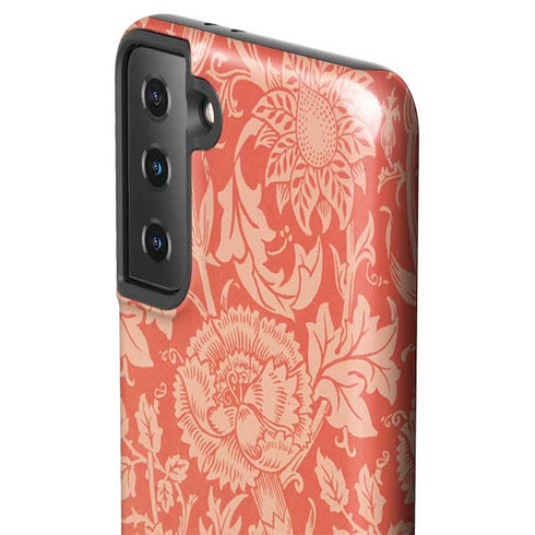 William Morris Pink & Rose Galaxy S21 Plus 5G Pro Case