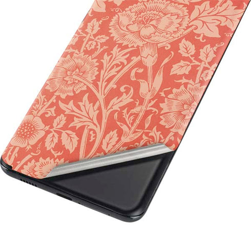 William Morris Pink & Rose Galaxy S21 Plus 5G Skin