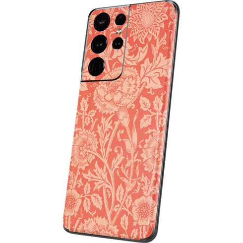 William Morris Pink & Rose Galaxy S21 Ultra 5G Skin