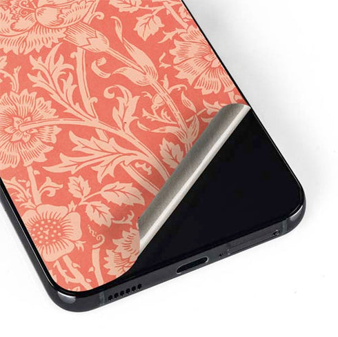 William Morris Pink & Rose Galaxy S22 Plus Skin
