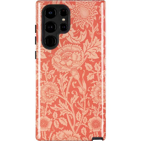 William Morris Pink & Rose Galaxy S22 Ultra Pro Case