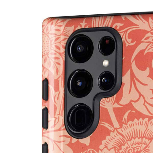 William Morris Pink & Rose Galaxy S22 Ultra Pro Case