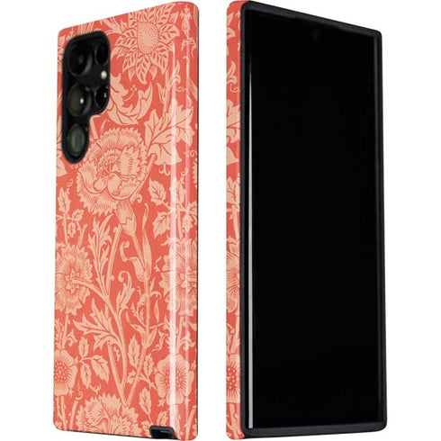 William Morris Pink & Rose Galaxy S22 Ultra Pro Case