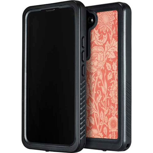 William Morris Pink & Rose Galaxy S23 Plus Waterproof Case