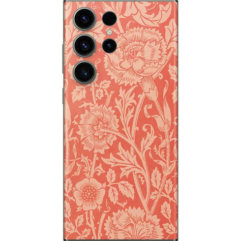 William Morris Pink & Rose Galaxy S23 Ultra Skin