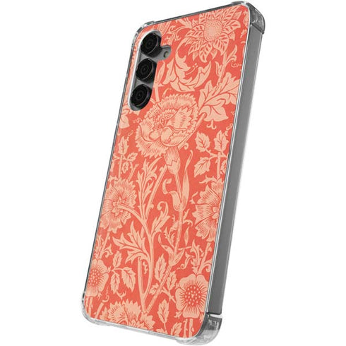 Pink & Rose by William Morris Galaxy S24 Plus Clear Case