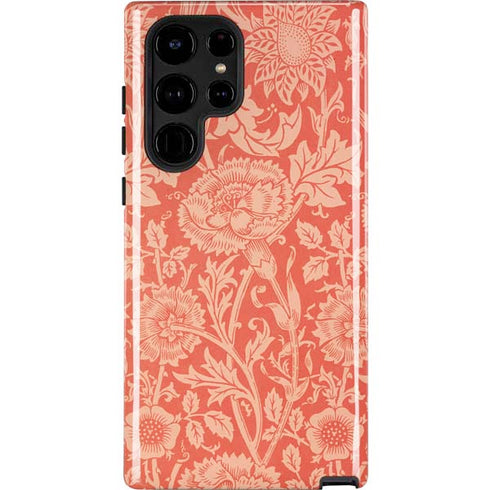Pink & Rose by William Morris Galaxy S24 Ultra Impact Case