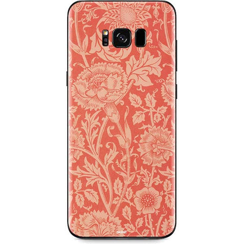 William Morris Pink & Rose Galaxy S8 Skin