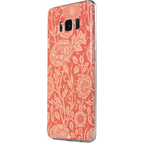 William Morris Pink & Rose Galaxy S8 Skin