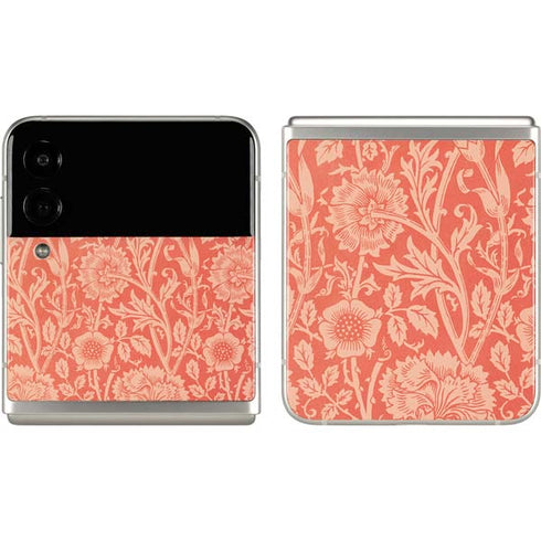 William Morris Pink & Rose Galaxy Z Flip3 5G Skin