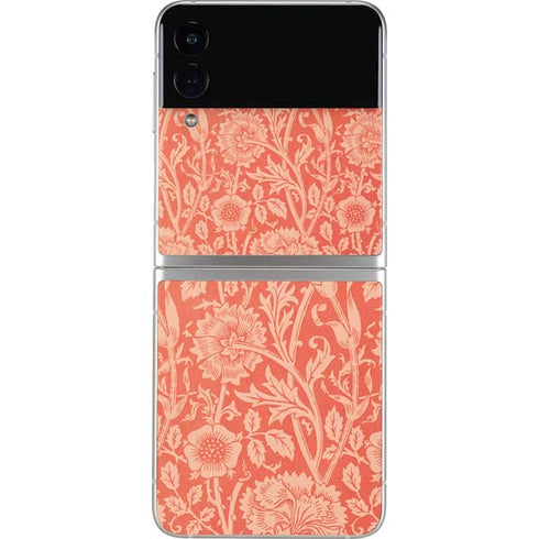 William Morris Pink & Rose Galaxy Z Flip4 5G Skin