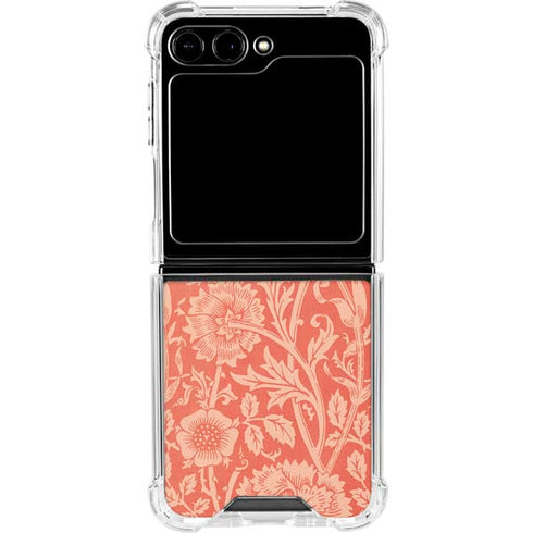 Pink & Rose by William Morris Galaxy Z Flip5 5G Clear Case