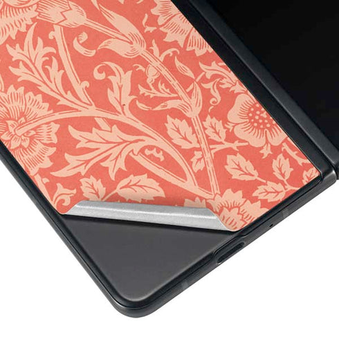 William Morris Pink & Rose Galaxy Z Fold4 5G Skin