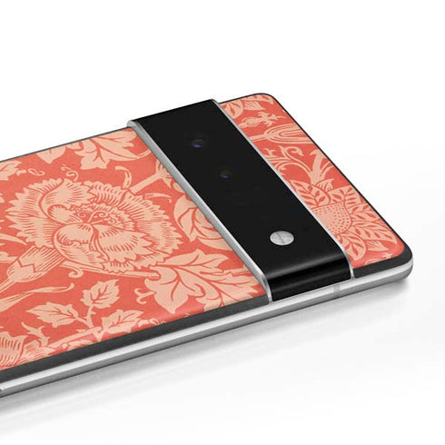 William Morris Pink & Rose Google Pixel 6 Skin