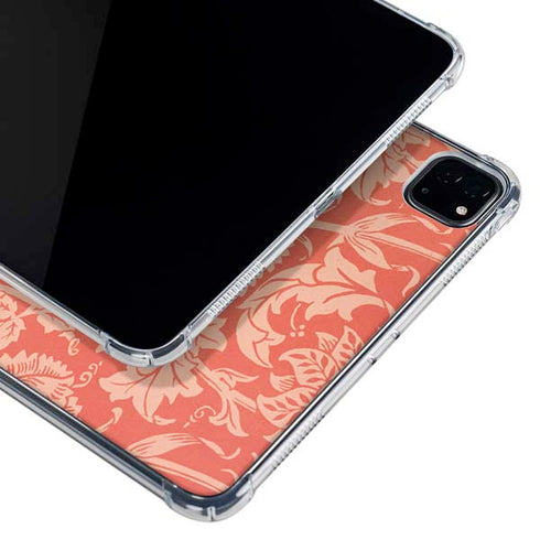 William Morris Pink & Rose iPad Pro 12.9in (2020) Clear Case