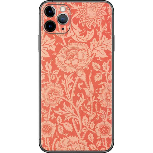 William Morris Pink & Rose iPhone 11 Pro Max Skin