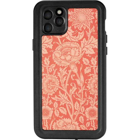 William Morris Pink & Rose iPhone 11 Pro Max Waterproof Case
