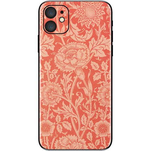 William Morris Pink & Rose iPhone 11 Skin