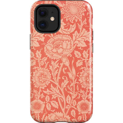 William Morris Pink & Rose iPhone 12 Mini Impact Case