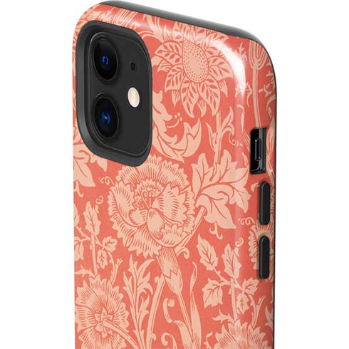 William Morris Pink & Rose iPhone 12 Mini Impact Case
