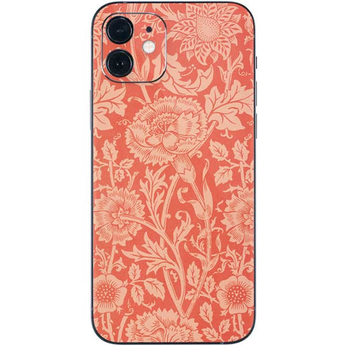 William Morris Pink & Rose iPhone 12 Mini Skin