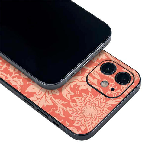 William Morris Pink & Rose iPhone 12 Mini Skin