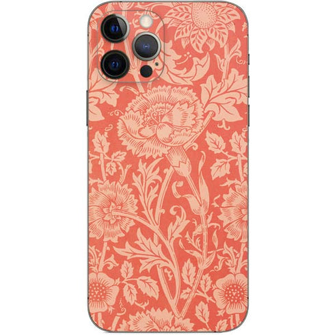 William Morris Pink & Rose iPhone 12 Pro Skin