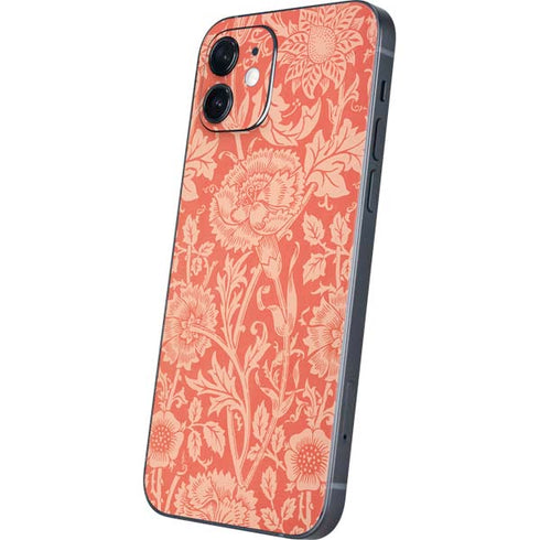 William Morris Pink & Rose iPhone 12 Skin