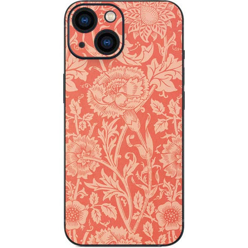 William Morris Pink & Rose iPhone 13 Mini Skin