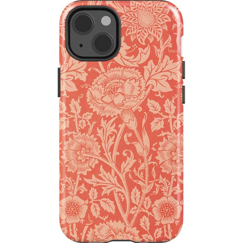 William Morris Pink & Rose iPhone 14 Impact Case
