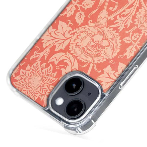 Pink & Rose by William Morris iPhone 15 Plus MagSafe Case