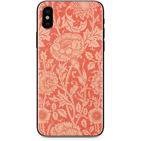 William Morris Pink & Rose iPhone XS Max Skin