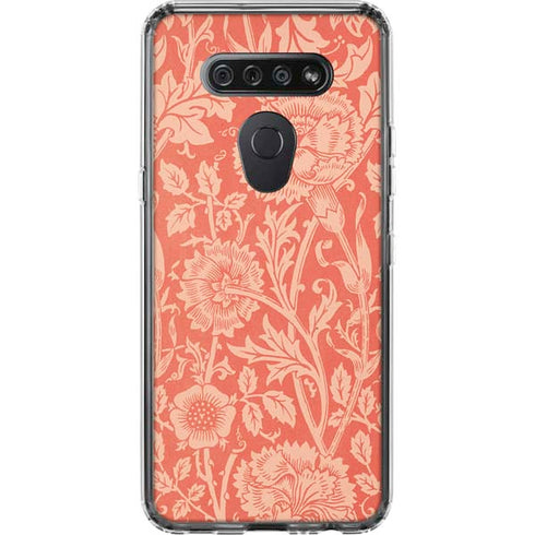 Pink & Rose by William Morris LG K51/Q51 Clear Case