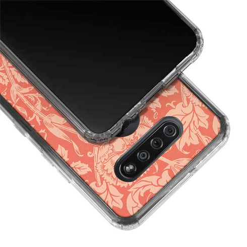 Pink & Rose by William Morris LG K51/Q51 Clear Case