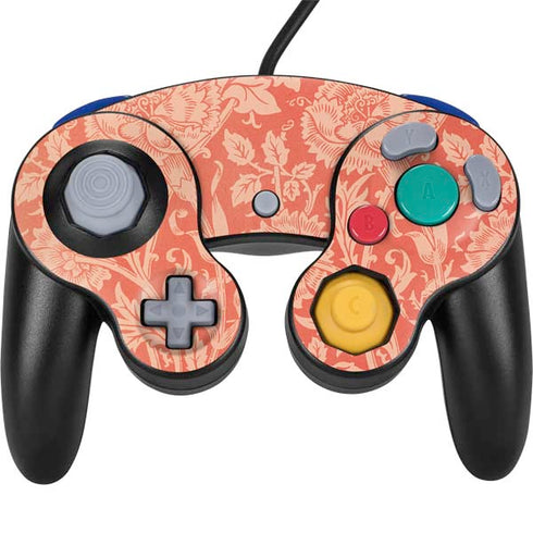 William Morris Pink & Rose Nintendo GameCube Controller Skin