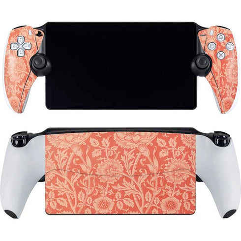 Pink & Rose by William Morris PlayStation Portal Remote Player Skin