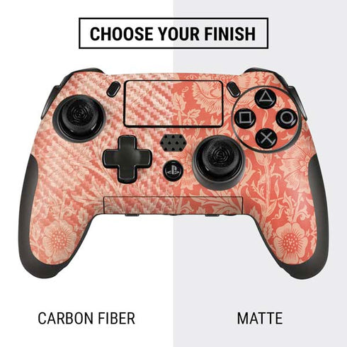 William Morris Pink & Rose PlayStation Scuf Vantage 2 Controller Skin