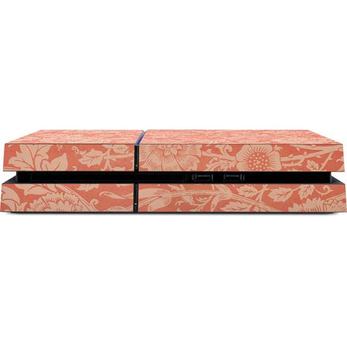William Morris Pink & Rose PS4 Console Skin