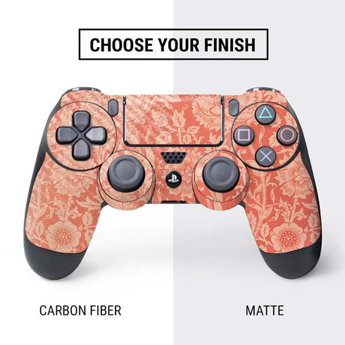 William Morris Pink & Rose PS4 Controller Skin