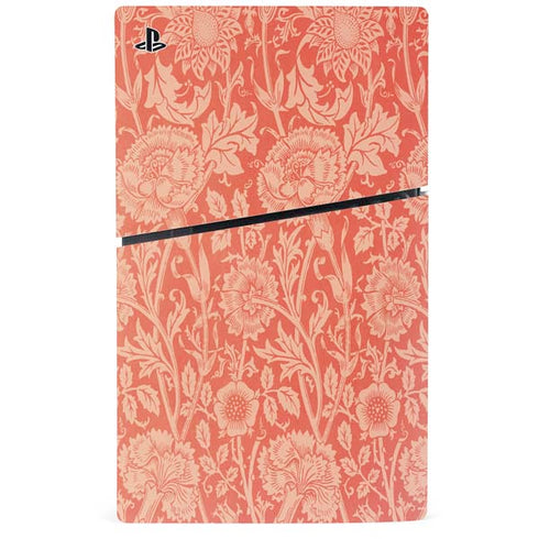 Pink & Rose by William Morris PS5 Slim Disk Console Skin