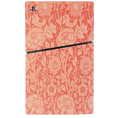 Pink & Rose by William Morris PS5 Slim Digital Edition Console Skin