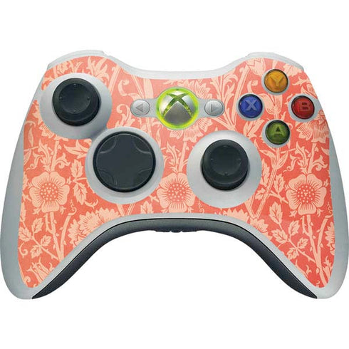 William Morris Pink & Rose Xbox 360 Wireless Controller Skin