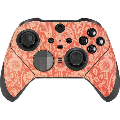William Morris Pink & Rose Xbox Elite Wireless Controller Series 2 Skin