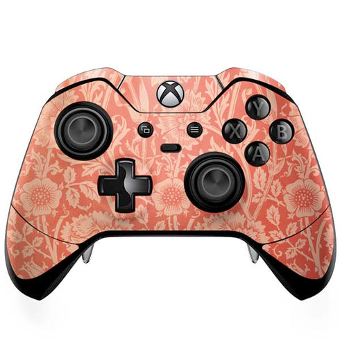 William Morris Pink & Rose Xbox One Elite Controller Skin