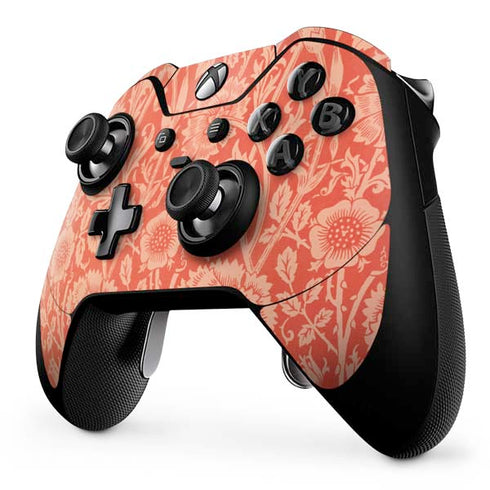 William Morris Pink & Rose Xbox One Elite Controller Skin