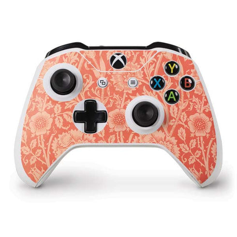 William Morris Pink & Rose Xbox One S Controller Skin